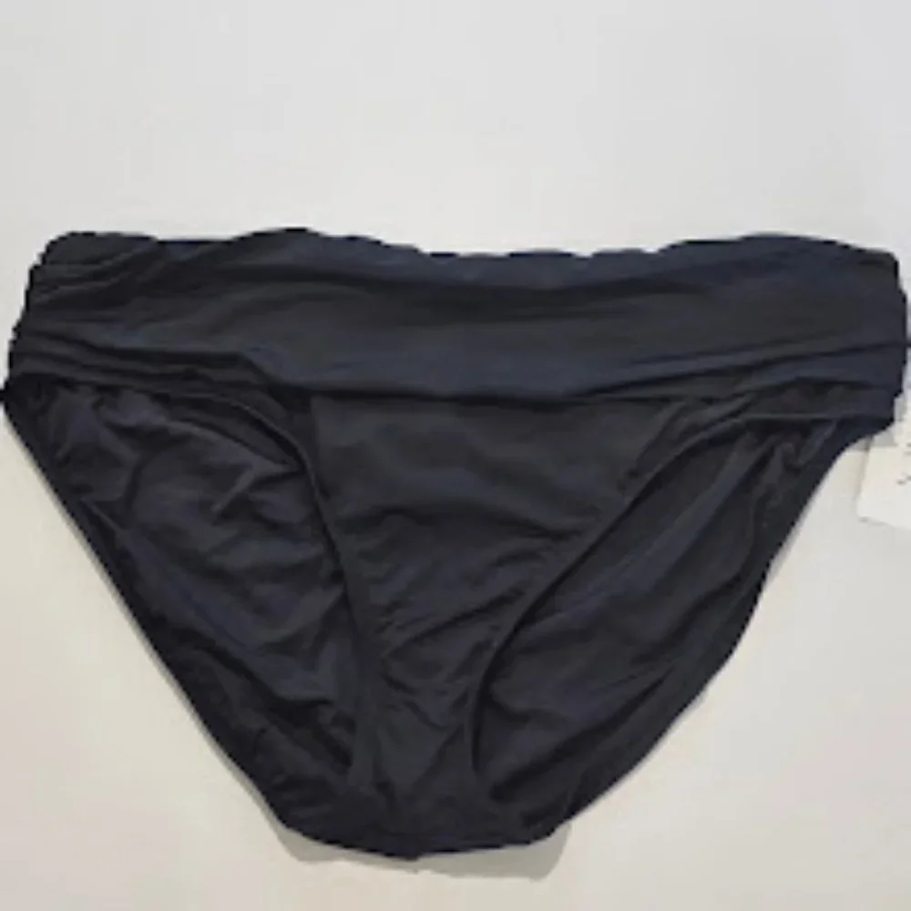 La Blanca Plus Size Ruched Hipster Swim Bottoms Size 16W - Picture 2 of 6